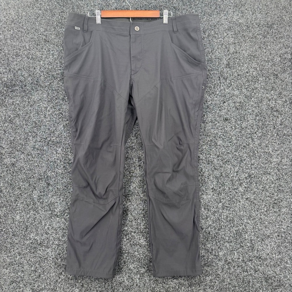Kuhl Silencr Pants Mens 40x30 Charcoal Gray Technical Stretch Hiking Trousers